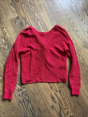 Hollister Red Knit Women's Sweater